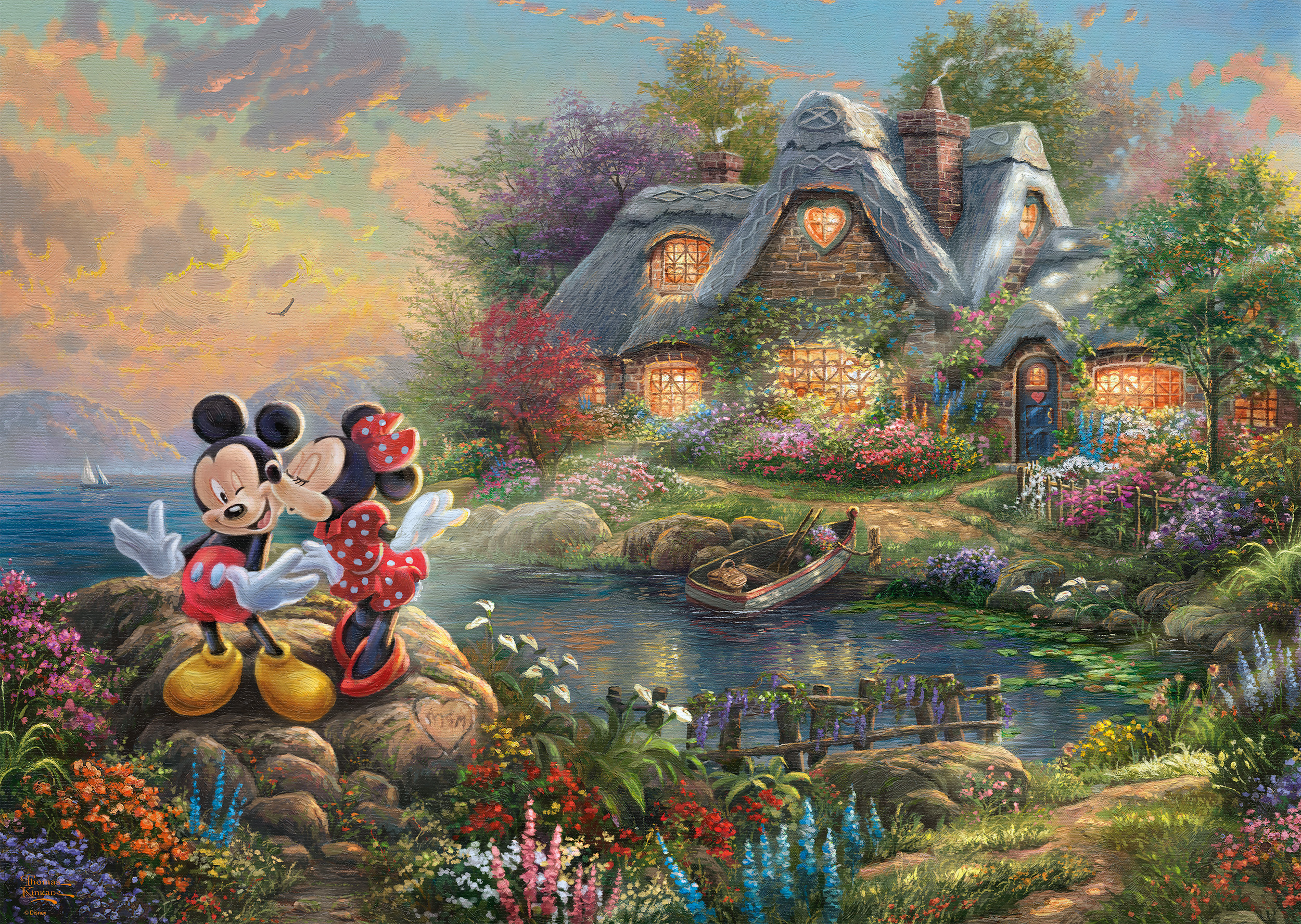 Mickey and Minnie Sweetheart Cove 1000 Bitar Schmidt