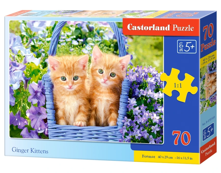 Ginger Kittens 70 Bitar Castorland - 2