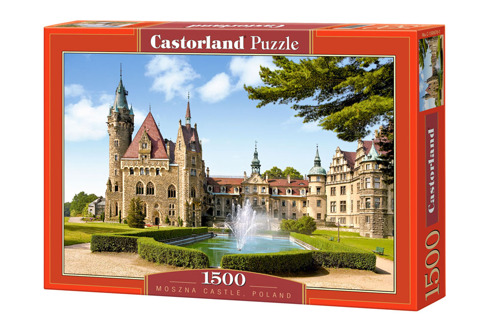 Moszna Castle, Polen 1500 Bitar Castorland  - 2