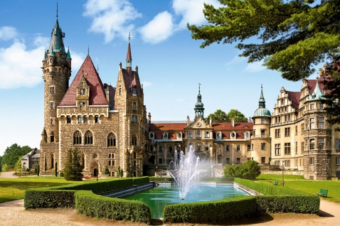 Moszna Castle, Polen 1500 Bitar Castorland 