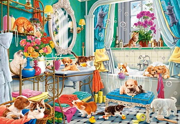 Crazy Pet Bath 1500 Bitar Castorland