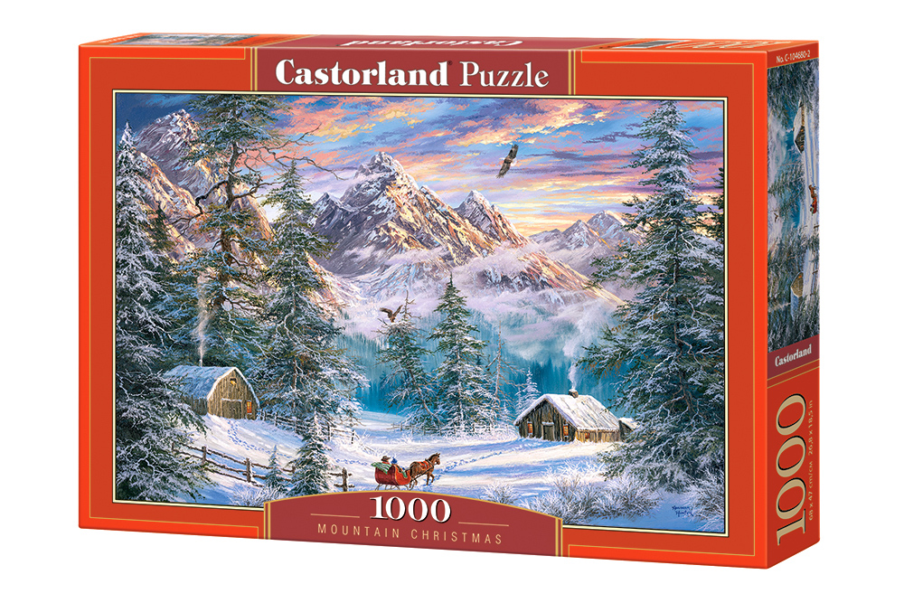 Mountain Christmas 1000 Bitar Castorland - 2