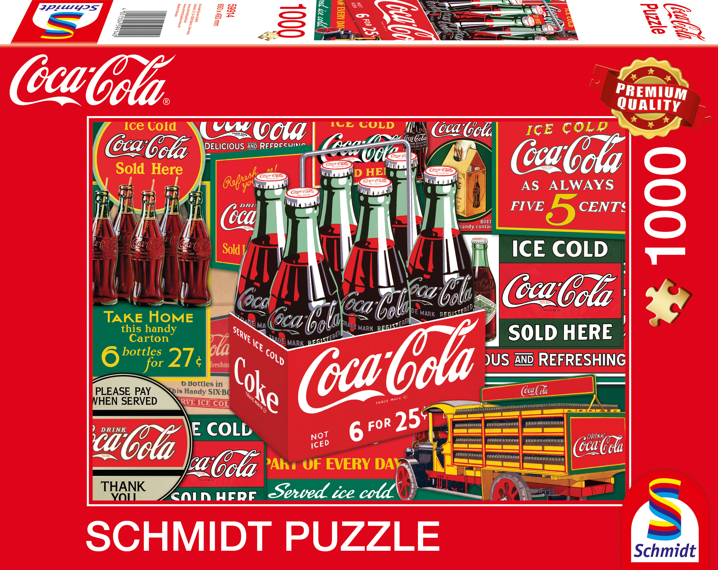 Coca Cola - Classic 1000 Bitar Schmidt - 2