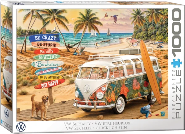 VW Be Happy, 1000 Bitar Eurographic - 2