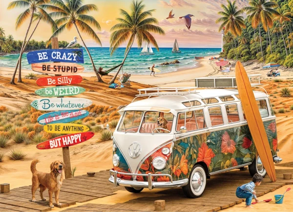 VW Be Happy, 1000 Bitar Eurographic