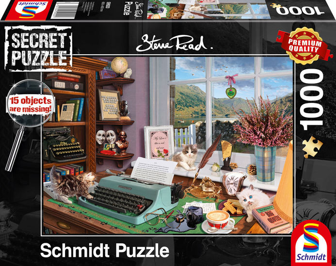 At the desk Secret puzzle 1000 bitar Schmidt - 2