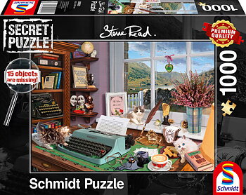 At the desk Secret puzzle 1000 bitar Schmidt