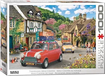 Traveling Mini Cooper, 1000 Bitar Eurographic