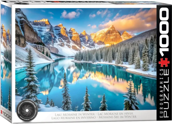 Lake Moraine in Winter, 1000 Bitar Eurographic - 2