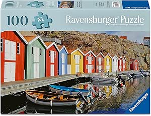 Colorful Houses in Sweden, 100 Bitar XL Ravensburger - 2