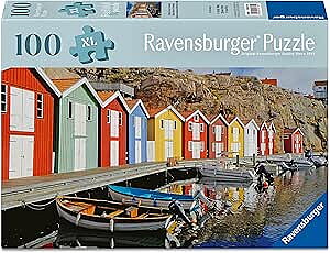 Colorful Houses in Sweden, 100 Bitar XL Ravensburger