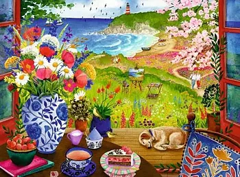 Seaside Window View, 100 Bitar XL Ravensburger