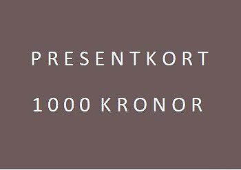 P R E S E N T K O R T  1000 KR
