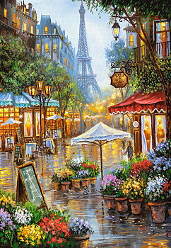 Spring Flowers Paris 1000 Bitar Castorland