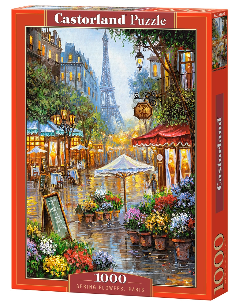 Spring Flowers Paris 1000 Bitar Castorland - 2