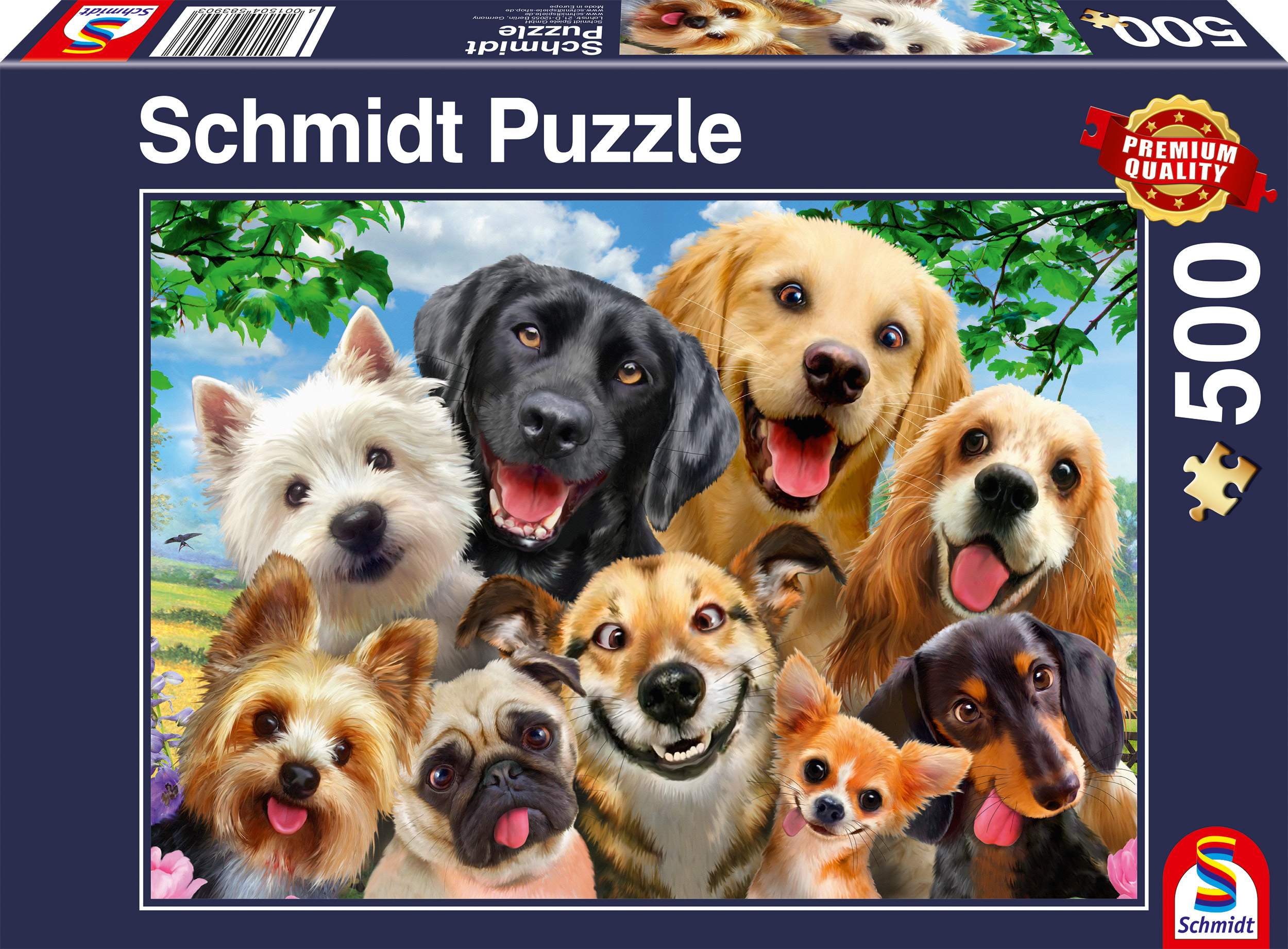 Dog Selfie 500 Bitar Schmidt - 2