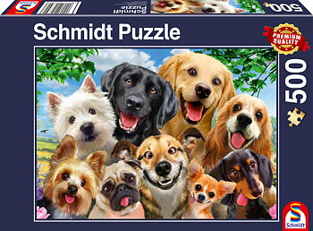 Dog Selfie 500 Bitar Schmidt