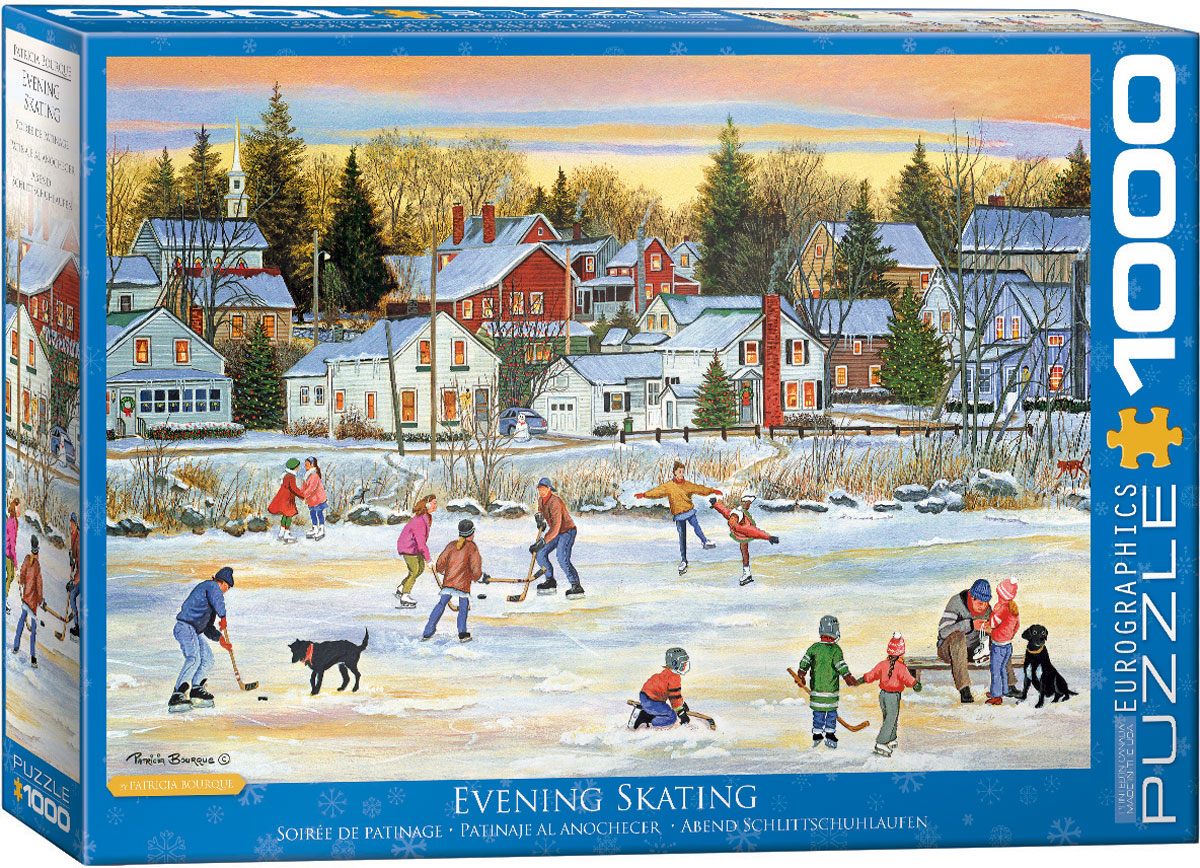 Evening Skating 1000 Bitar Eurographics Puzzle - 2