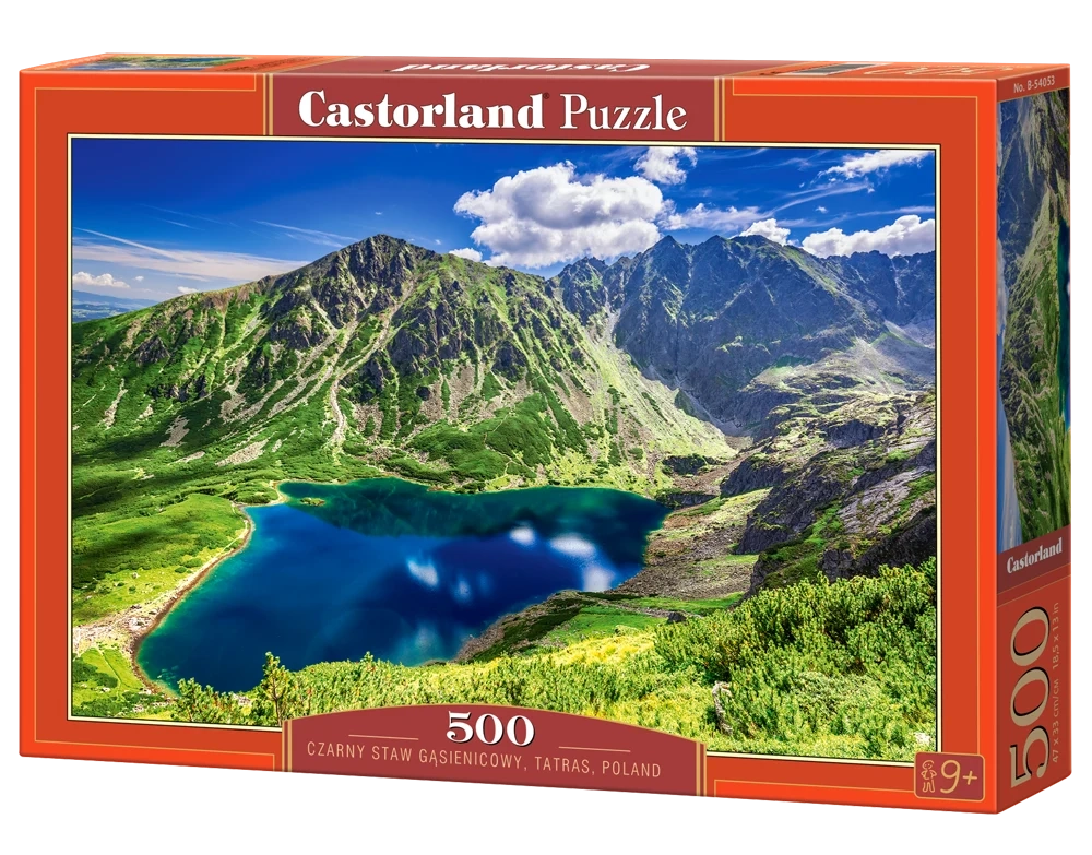 Czarny Staw Gasienicowy, Tatras, Polen, 500 Bitar Castorland - 2