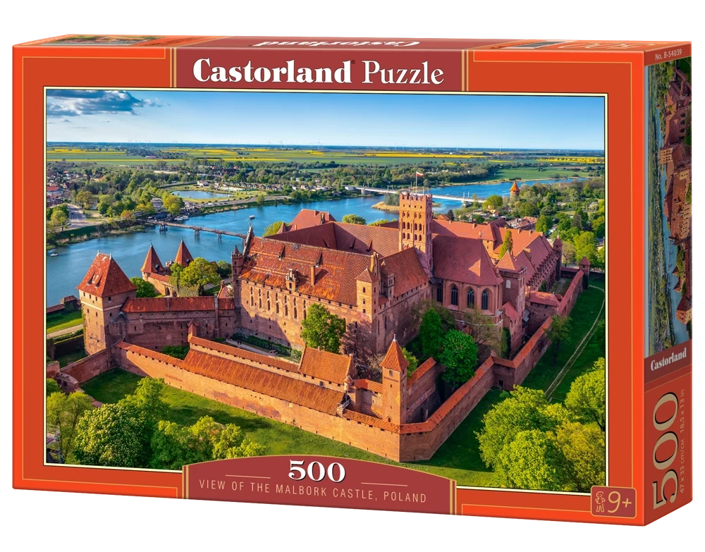 View of the Malbork Castle, Poland, 500 Bitar Castorland - 2
