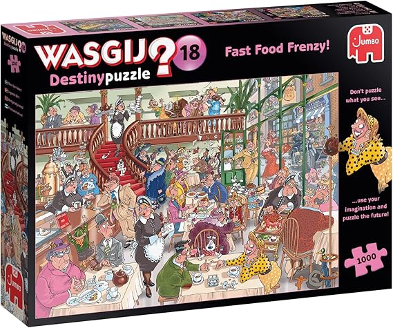 Wasgij Destiny #18 Fast Food Frenzy! 1000 bitar Jumbo - 2