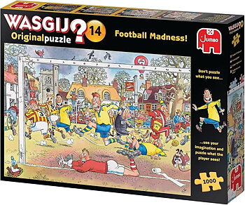 Wasgij Original #14 Football Maness! 1000 bitar Jumbo