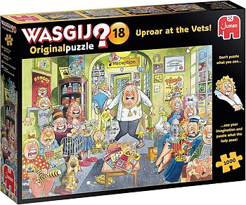 Wasgij Original #18 Uproar at the Vets! 1000 bitar Jumbo