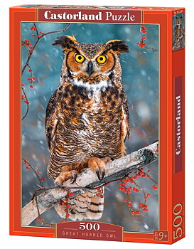Great Horned owl 500 Bitar Castorland