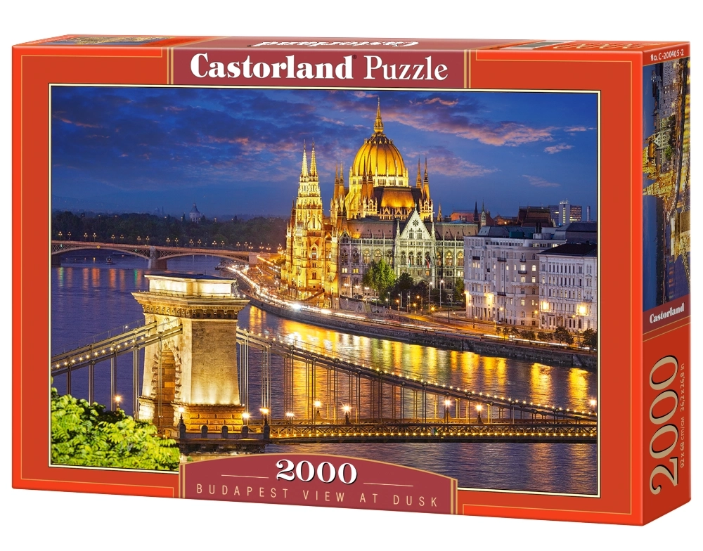 Budapest View at Dusk 2000 Bitar Castorland - 2
