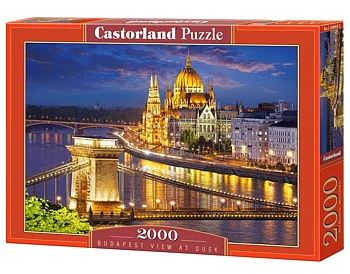 Budapest View at Dusk 2000 Bitar Castorland