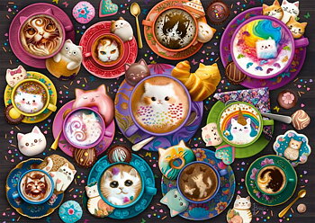 Coffe art Kittens 500 Bitar Schmidt