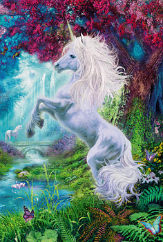 Unicorn in the enchanted garden 60 Bitar Schmidt
