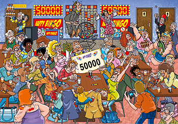 Wasgij Mysery#19 Bingo Blunder! 1000 Bitar Jumbo