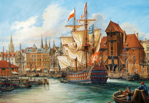 The Old Gdansk 1000 Bitar Castorland