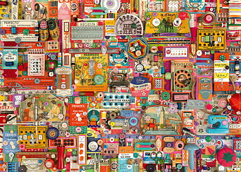 Vintage haberdashery 1000 Bitar Schmidt