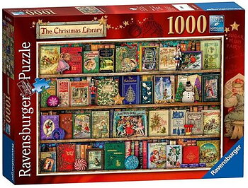 The Christmas library 1000 Bitar Ravensburger
