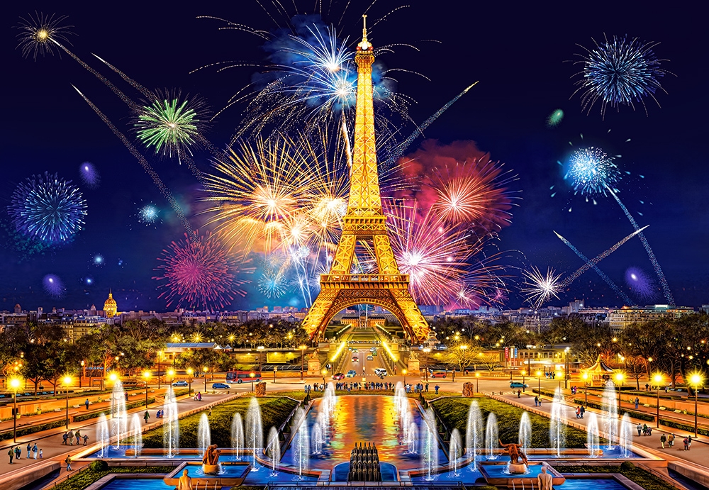 Glamour of the Night Paris 1000 Bitar Castorland