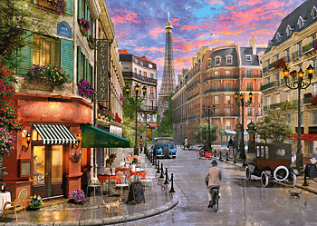 Street to the Eiffel Tower 1000 Bitar Schmidt