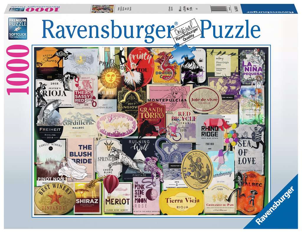 Wine Labels  1000 Bitar Ravensburger - 2