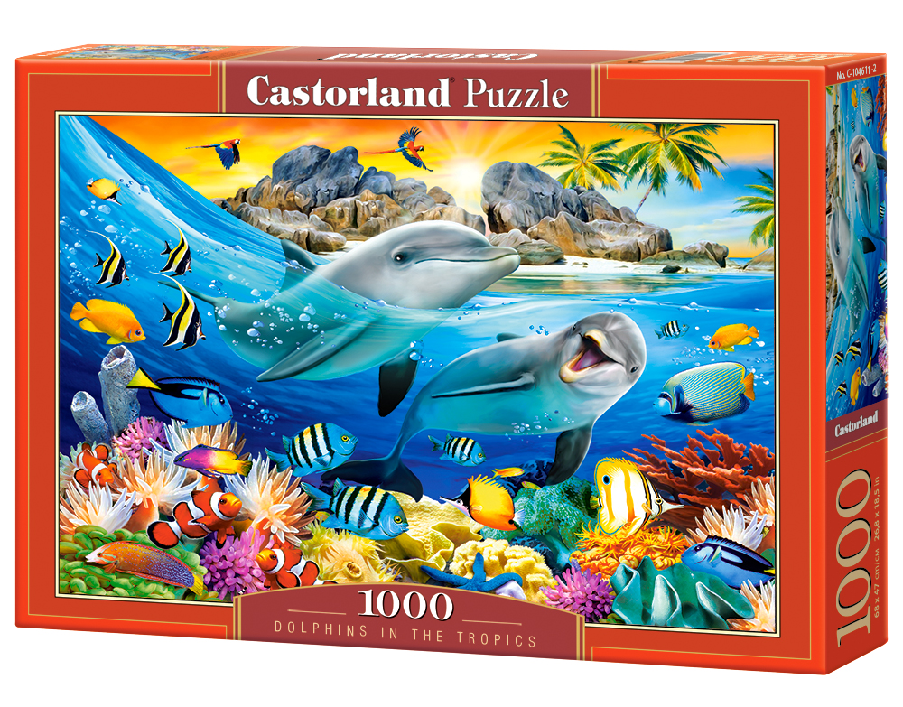 Dolphins in the Tropics 1000 Bitar Castorland - 2