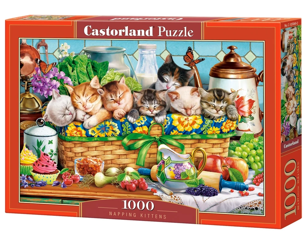 Napping Kittens 1000 Bitar Castorland - 2