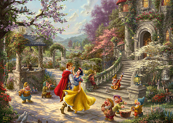 Snow White Dancing in the Sunligt 1000 Bitar Schmidt
