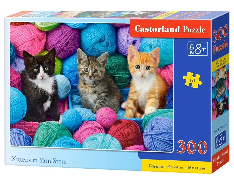 Kittens in Yarn Store 300 Bitar Castorland - 2