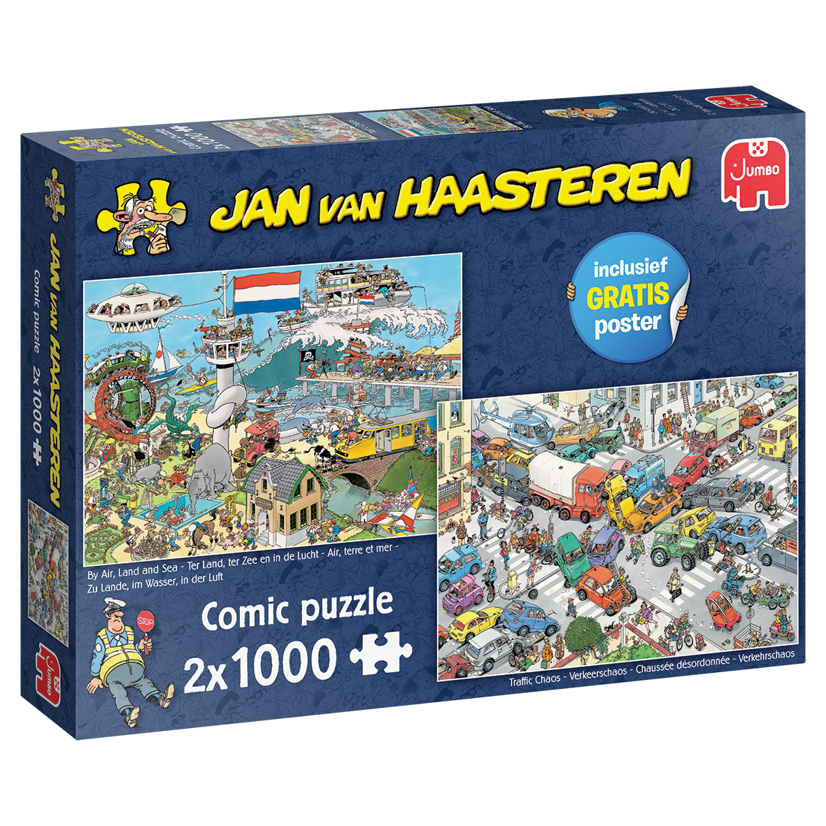 By Air, Land and Sea / Traffic Chaos 2x1000 Bitar JvH Jumbo - 3