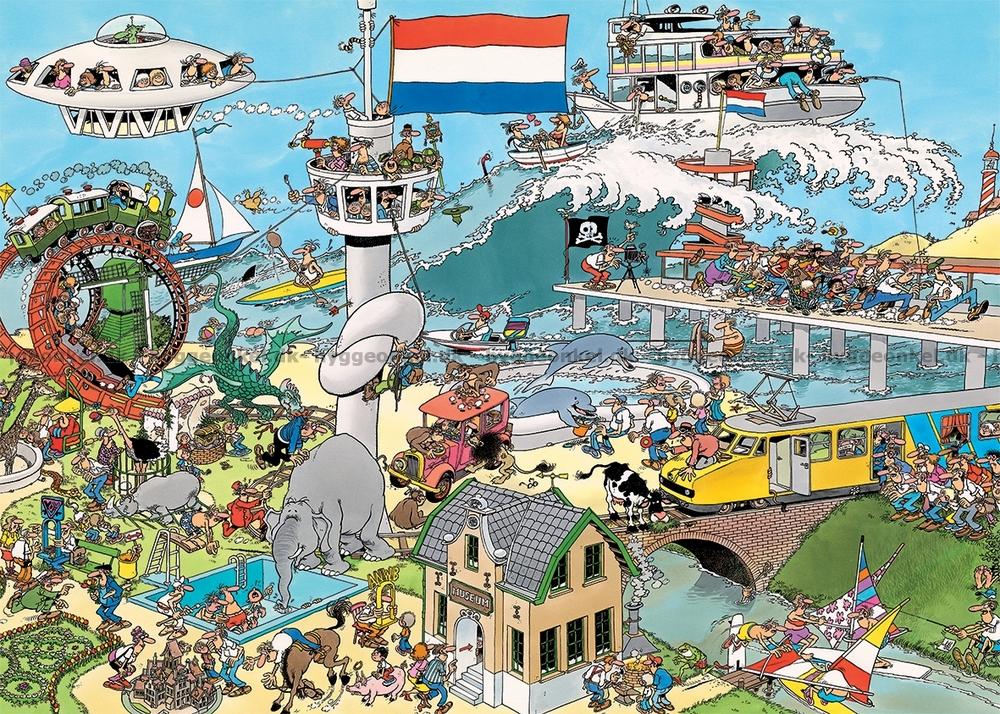 By Air, Land and Sea / Traffic Chaos 2x1000 Bitar JvH Jumbo