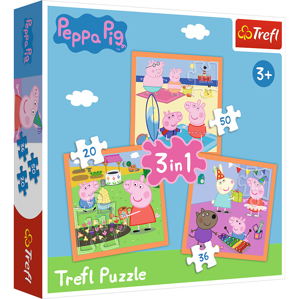 Peppa Pig 3x1 Trefl - 2