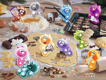 Gelinis Christmas Bakery 1500 Bitar Ravensburger