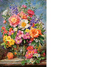 June Flowers in Randiace   1000 bitar Castorland