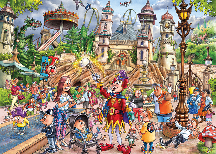 Wasgij Mystery  Efteling World of  Wonders! 1000 Bitar Jumbo