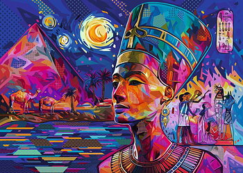 Nefertiti on the Nile 1000 Bitar  Ravensburger 